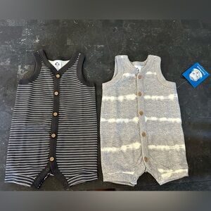 Gerber Striped and Tie-Dye Sleeveless Onesies